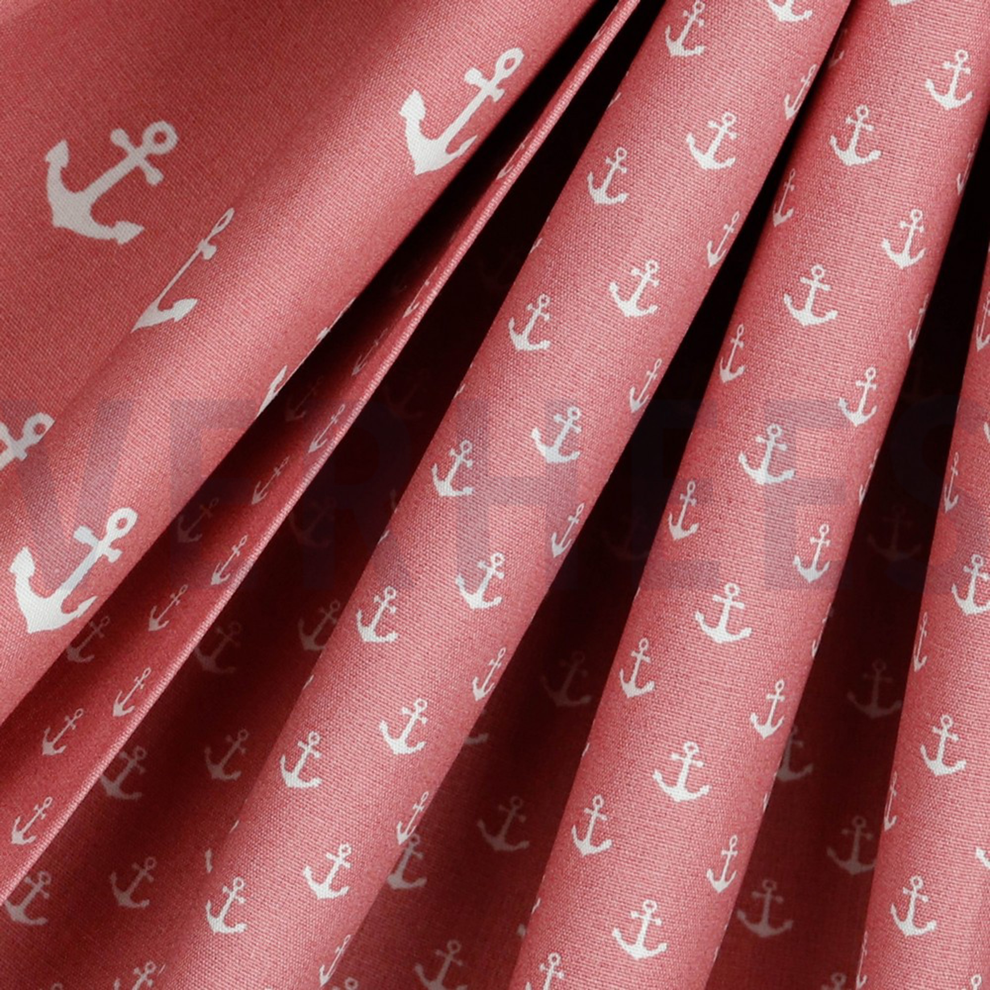 KATOENEN POPLIN KLEINE ANKERS BLUSH (high resolution) #3