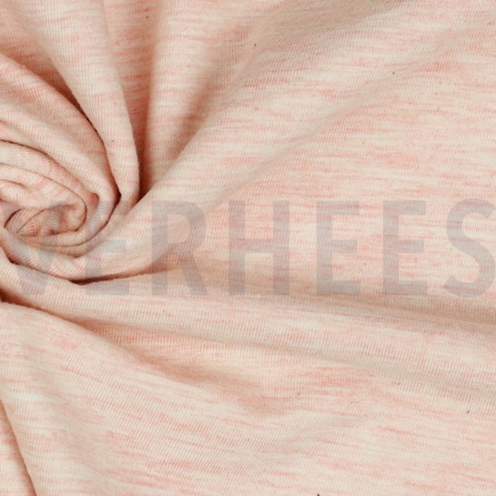 FRENCH TERRY ROSE GEMÊLEERD #7