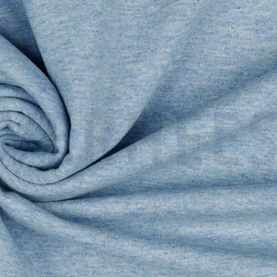 FRENCH TERRY BLAU MELIERT #7