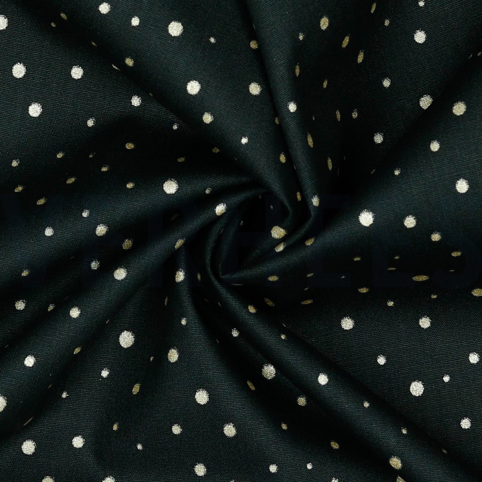 POPLIN GLITTER DOTS BLACK (high resolution) #3