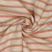 FRENCH TERRY STRIPES ROSE MELANGE (thumbnail) #3