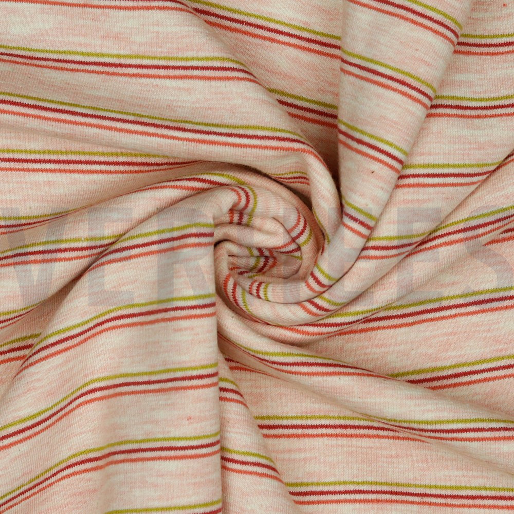 FRENCH TERRY STRIPES ROSE MELANGE (high resolution) #3