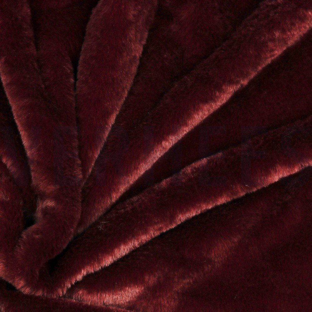 FAUSSE FOURRURE BORDEAUX #7