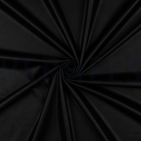 IMITATIELEER ZACHT STRETCH ZWART #7