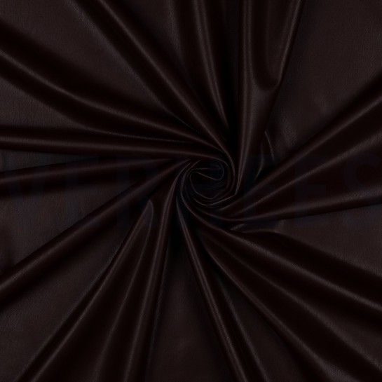 IMITATIELEER ZACHT STRETCH BORDEAUX #7