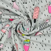 JERSEY NEON UNICORN PARTY LIGHT GREY (thumbnail) #3