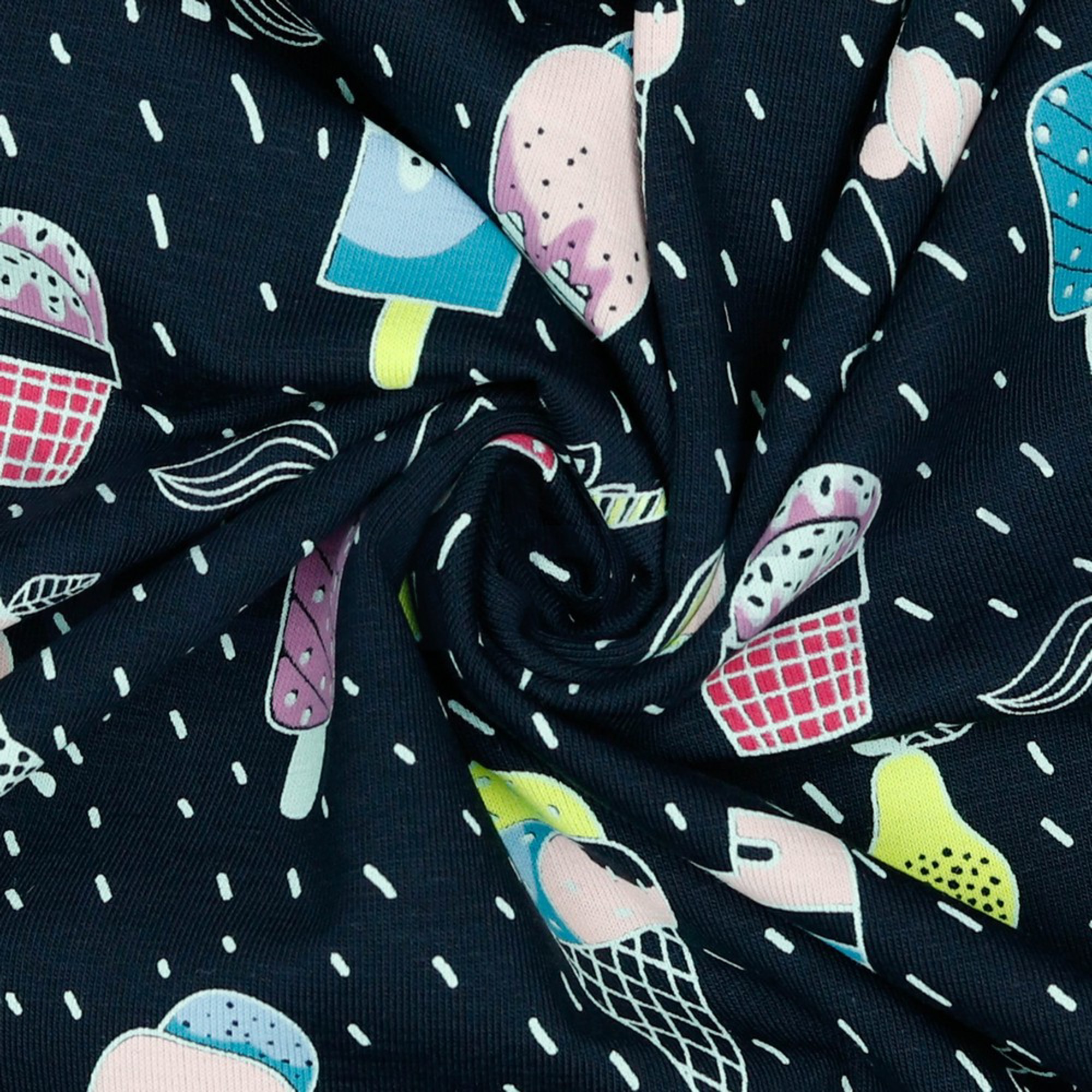 JERSEY NEON FÊTE LICORNE BLEU MARINE (high resolution) #3