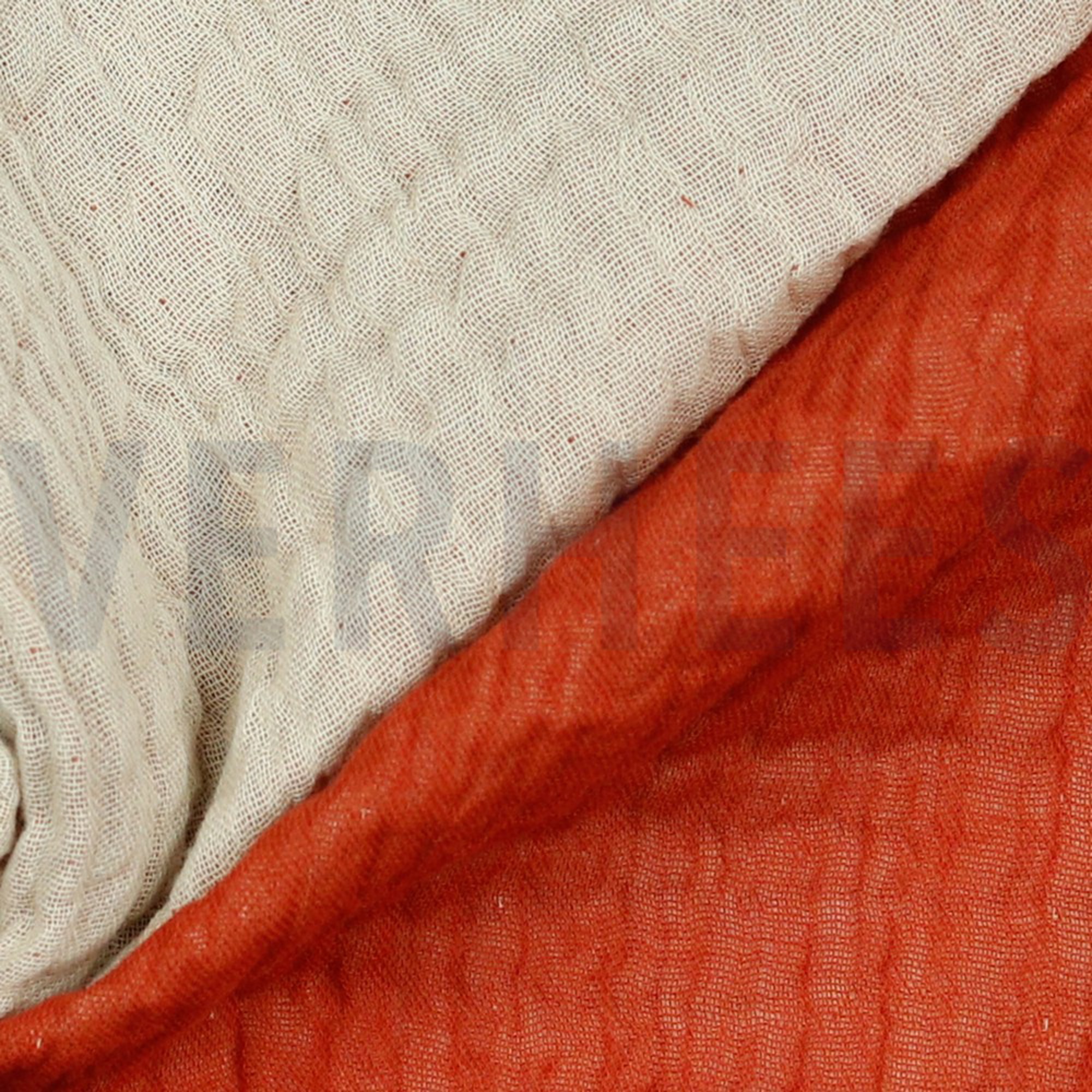 DOPPELSEITIGE MUSSELIN GOTS TERRACOTTA (high resolution) #3