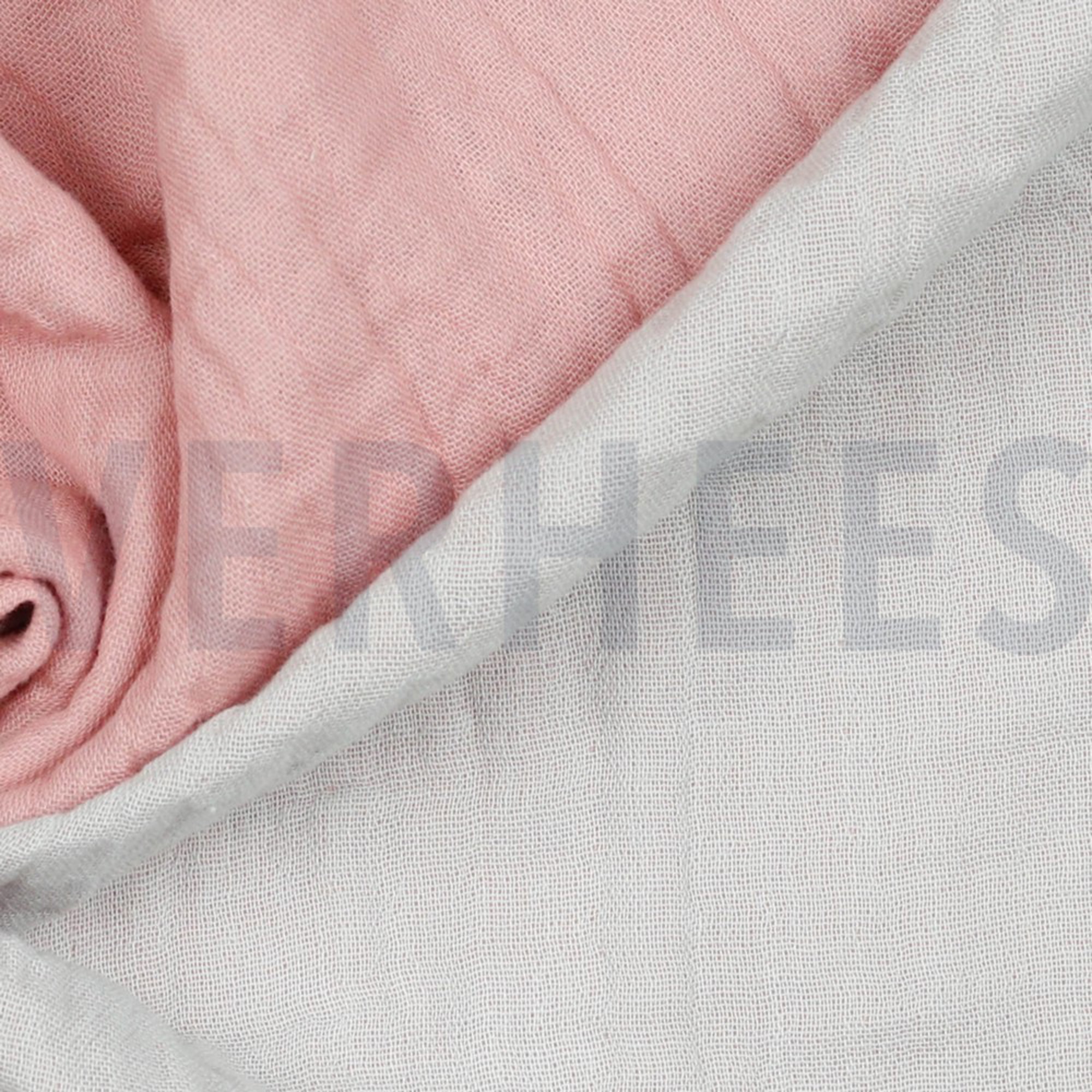 DOPPELSEITIGE MUSSELIN GOTS ALTROSA/HELLGRAU (high resolution) #3