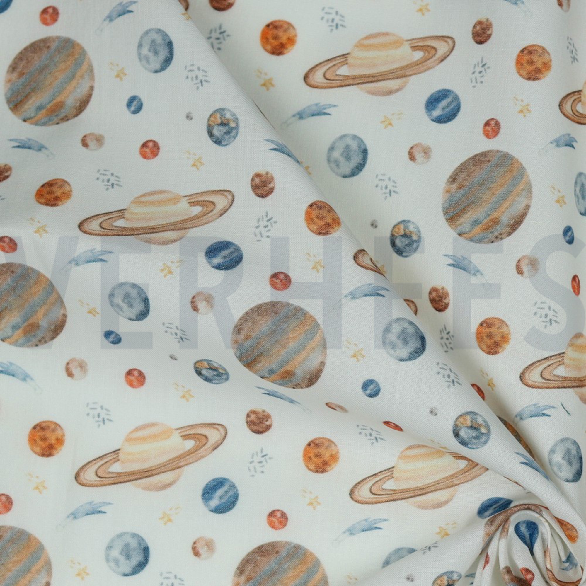 POPLIN DIGITAL SPACE WHITE (high resolution) #3