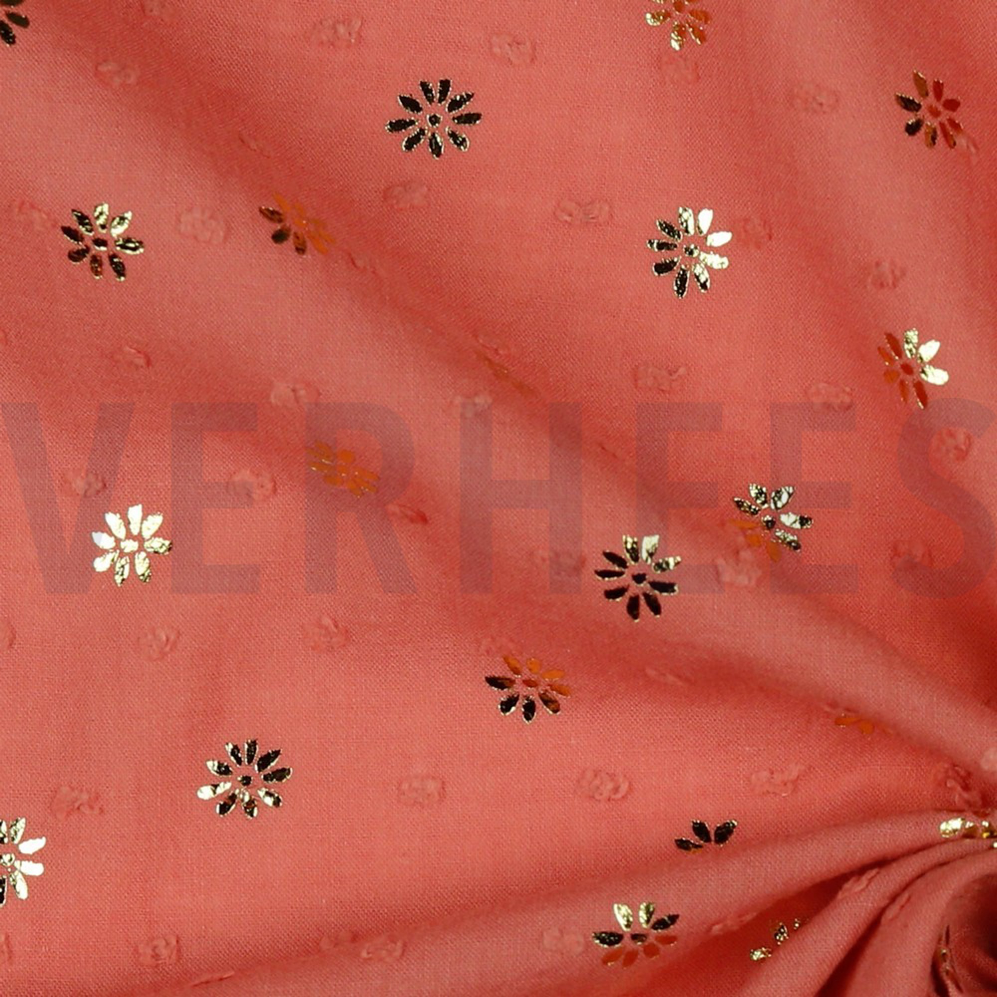 DOBBY FOIL DAISY CORAL (high resolution) #3