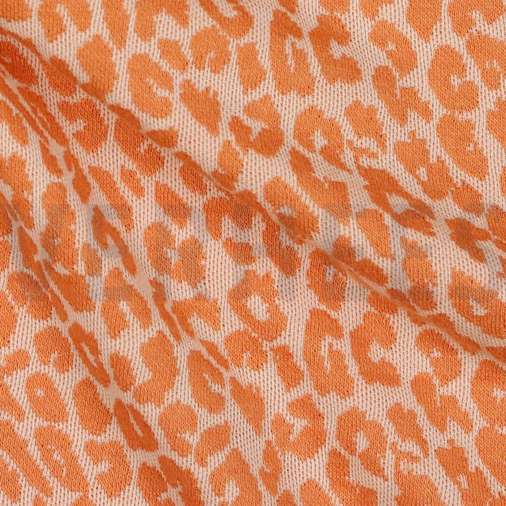 JACQUARD ANIMAL SKIN LIGHT SALMON/CORAL #7