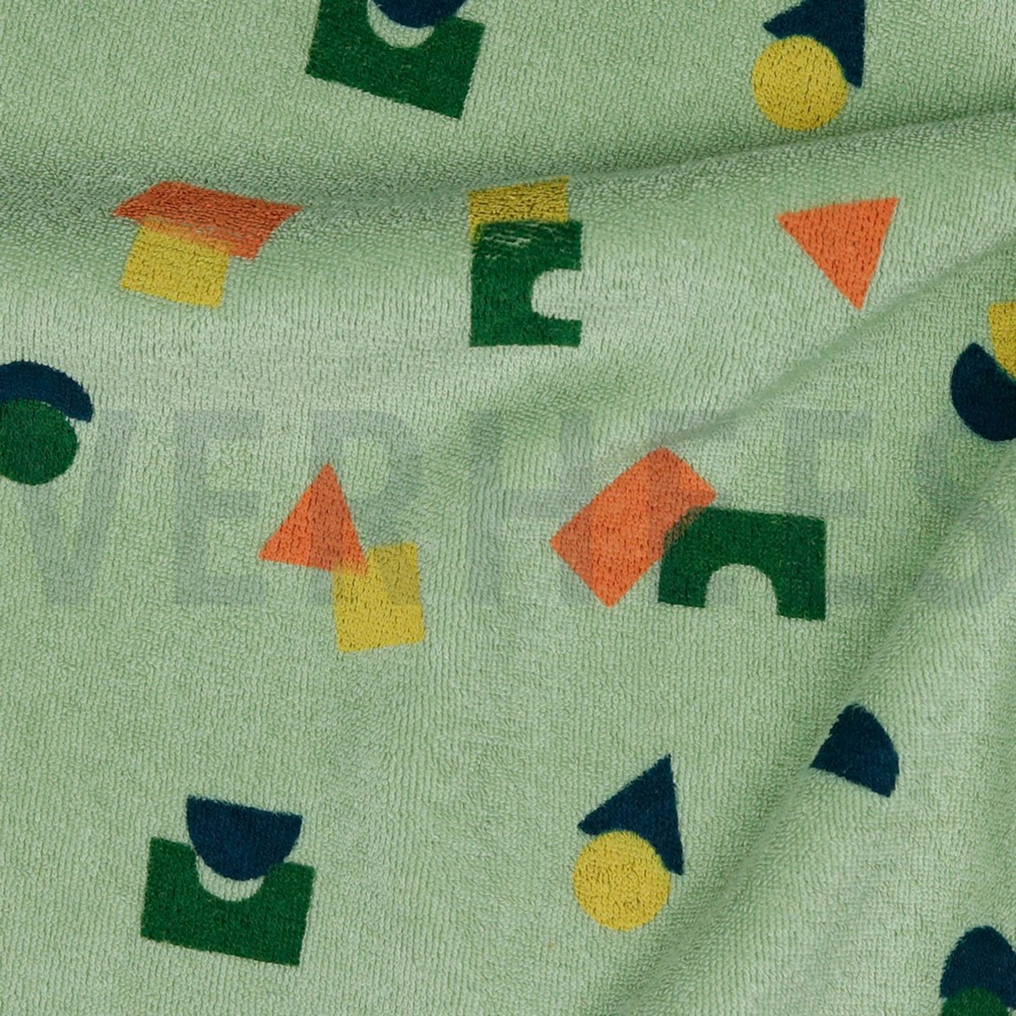 STRETCH TOWELLING SHAPES SAGE (high resolution) #3