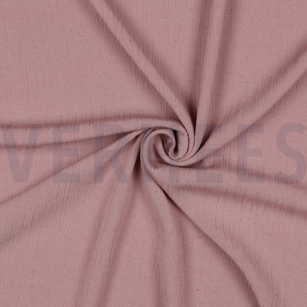 LINEN VISCOSE CRINKLE OLD BLUSH #7