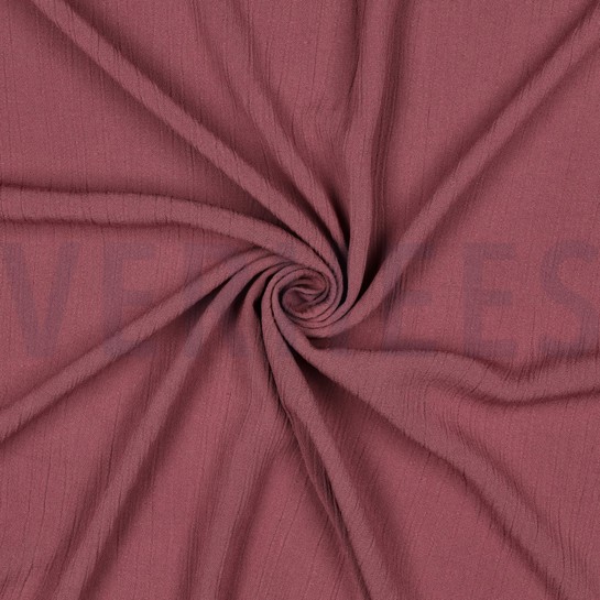 LEINEN VISKOSE CRINKLE MAULBEERE #7