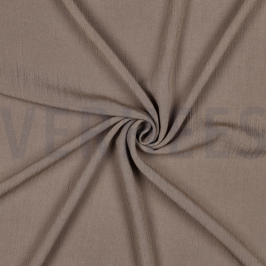 LINNEN VISCOSE KRINKEL TAUPE #7