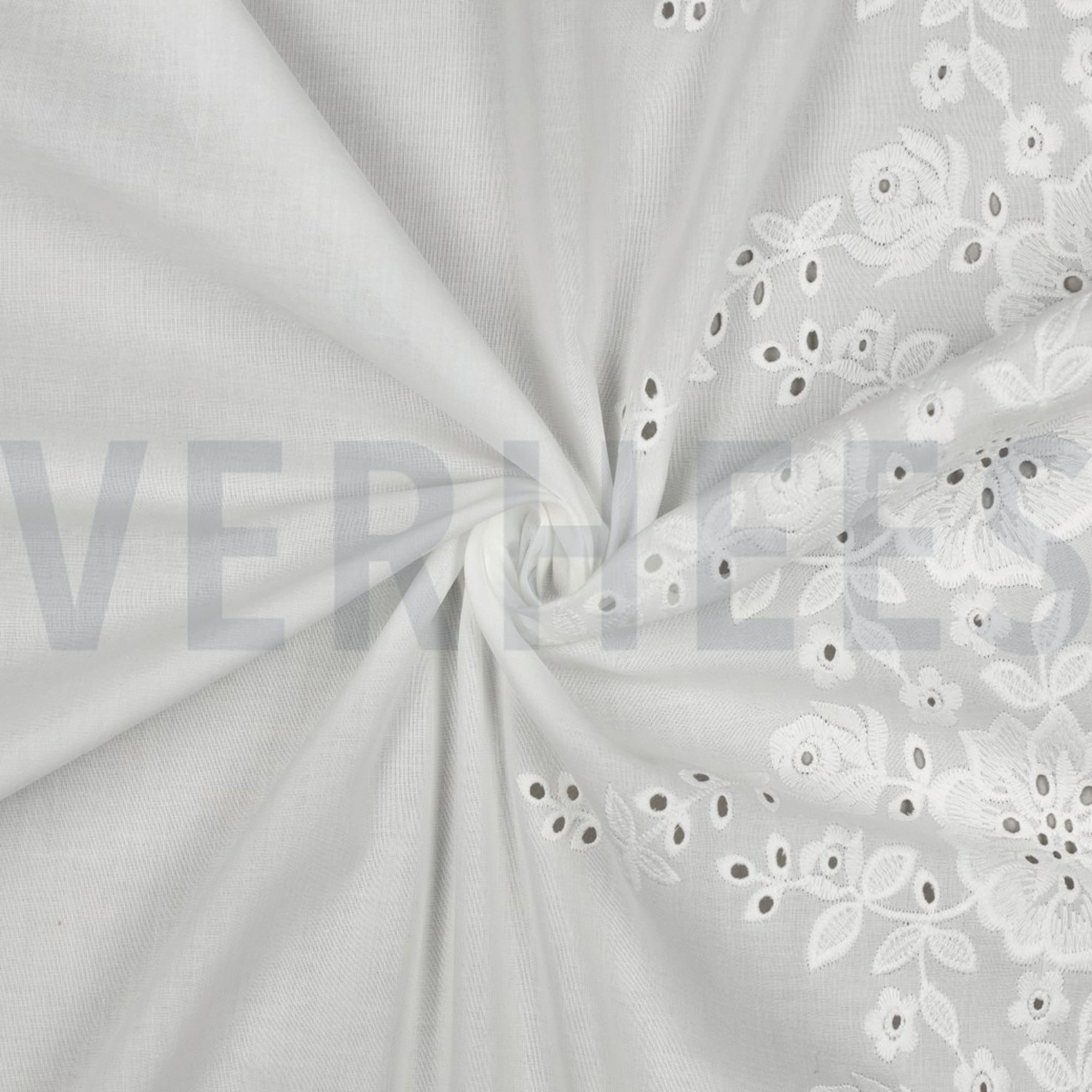 COTTON EMBROIDERY ONE-SIDE BORDER WHITE (high resolution) #3