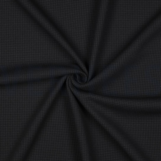 WAFELJERSEY GOTS ZWART #7