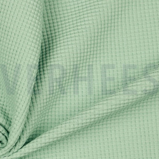 WAFFELJERSEY GOTS HELLGRÜN #7