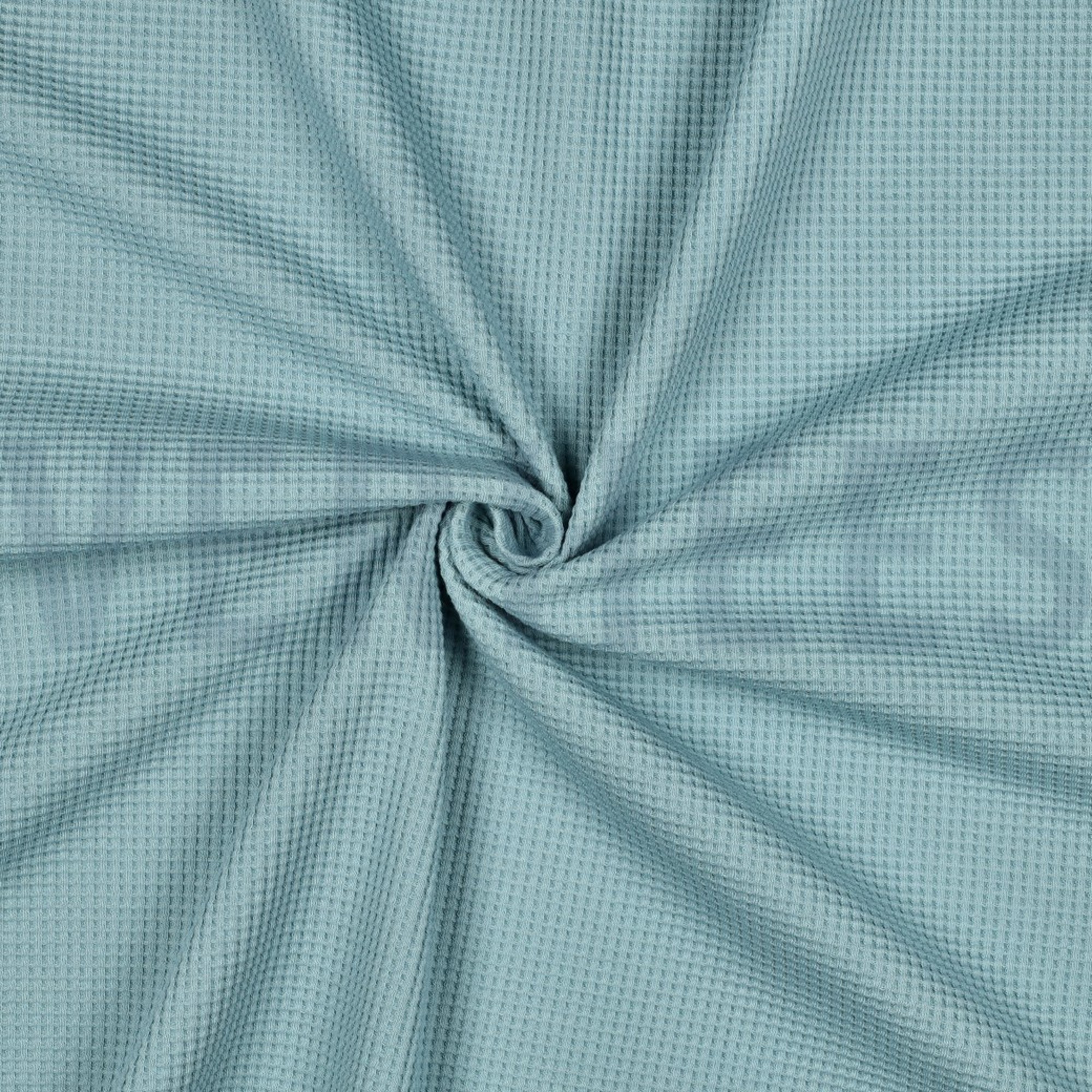 WAFFLE JERSEY GOTS DARK AQUA (high resolution) #3