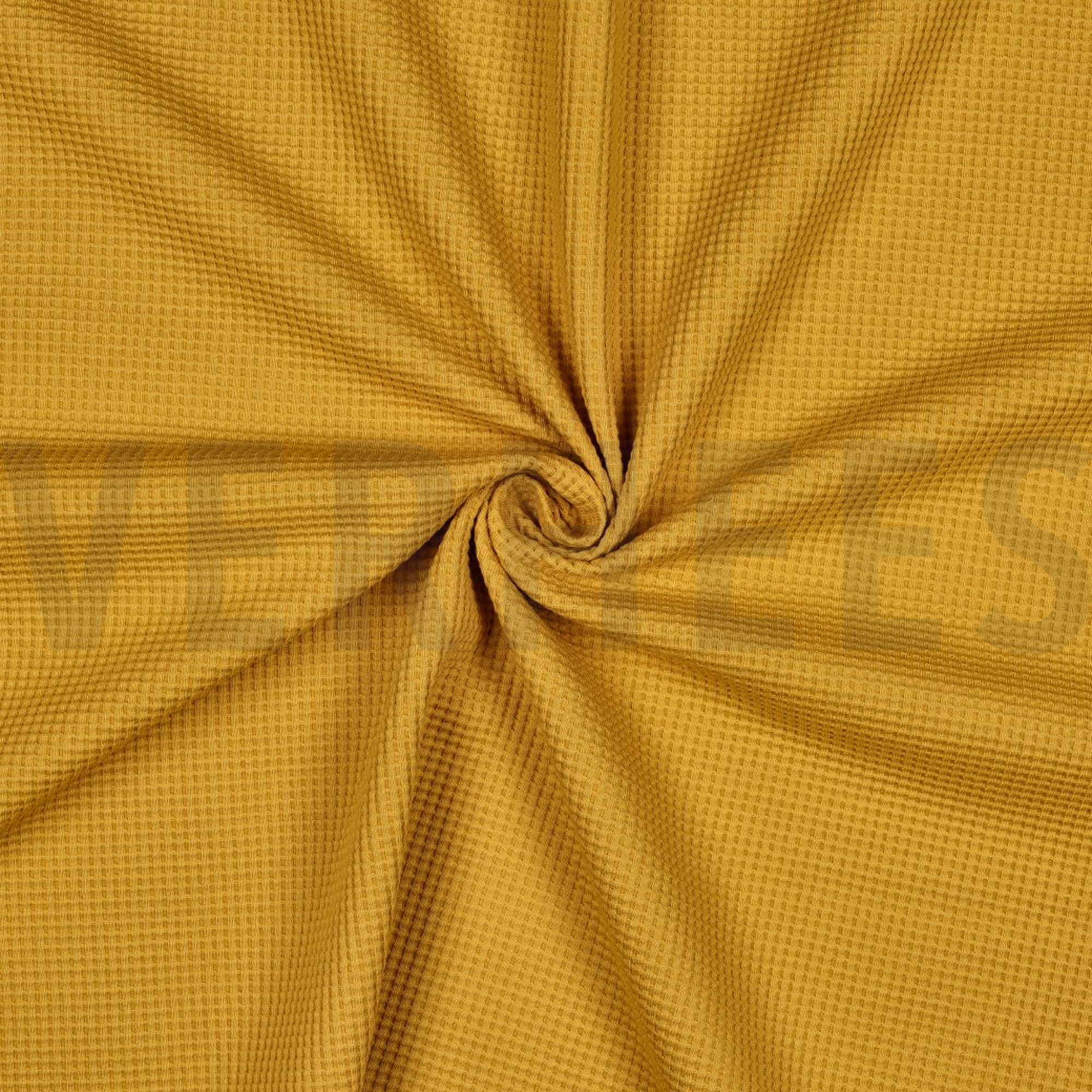 WAFFLE JERSEY GOTS MUSTARD (high resolution) #3