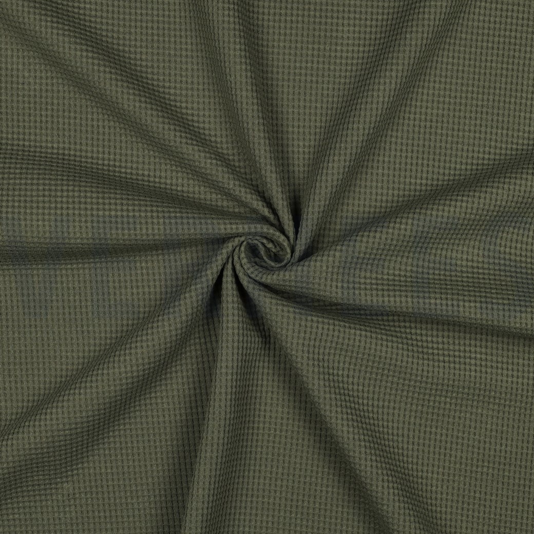 WAFFLE JERSEY GOTS ARMY GREEN #7