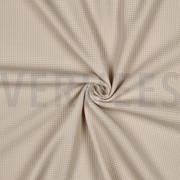 WAFFLE JERSEY GOTS LIGHT SAND (thumbnail) #3