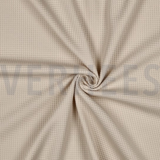 WAFFLE JERSEY GOTS LIGHT SAND #7