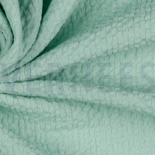 KATOEN JACQUARD ZACHTGROEN #7