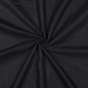 DOUBLE GAUZE FOLIE ZWART (thumbnail) #3