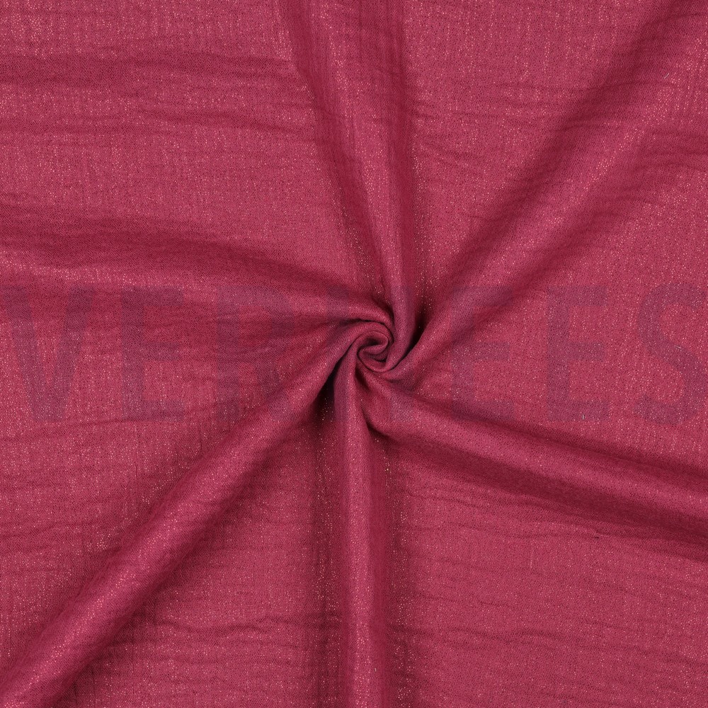 DOUBLE GAUZE FOLIE KERSENROOD #7