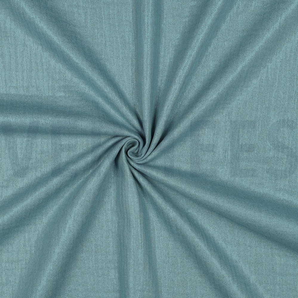 DOUBLE GAZE DE COTON FOIL VERT #7