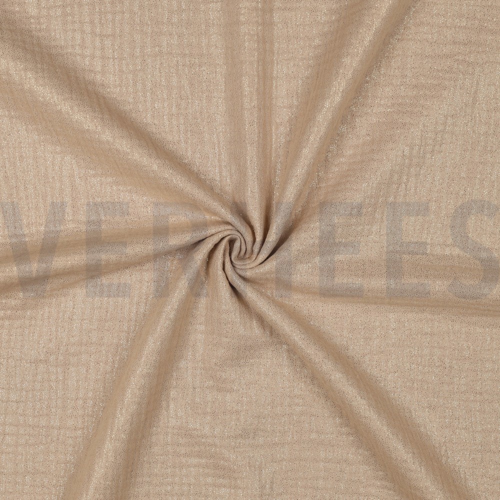 DOUBLE GAUZE FOLIE BEIGE #7