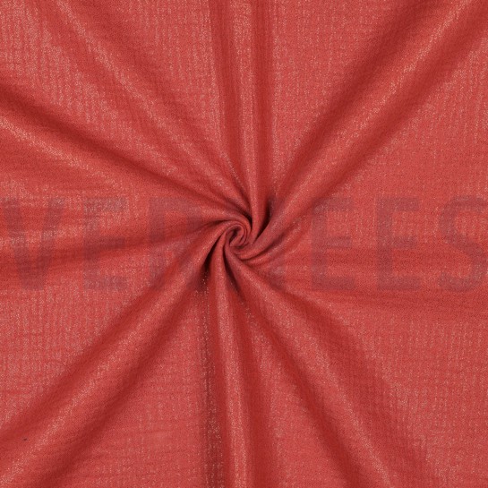 DOUBLE GAZE DE COTON FOIL RUST #7