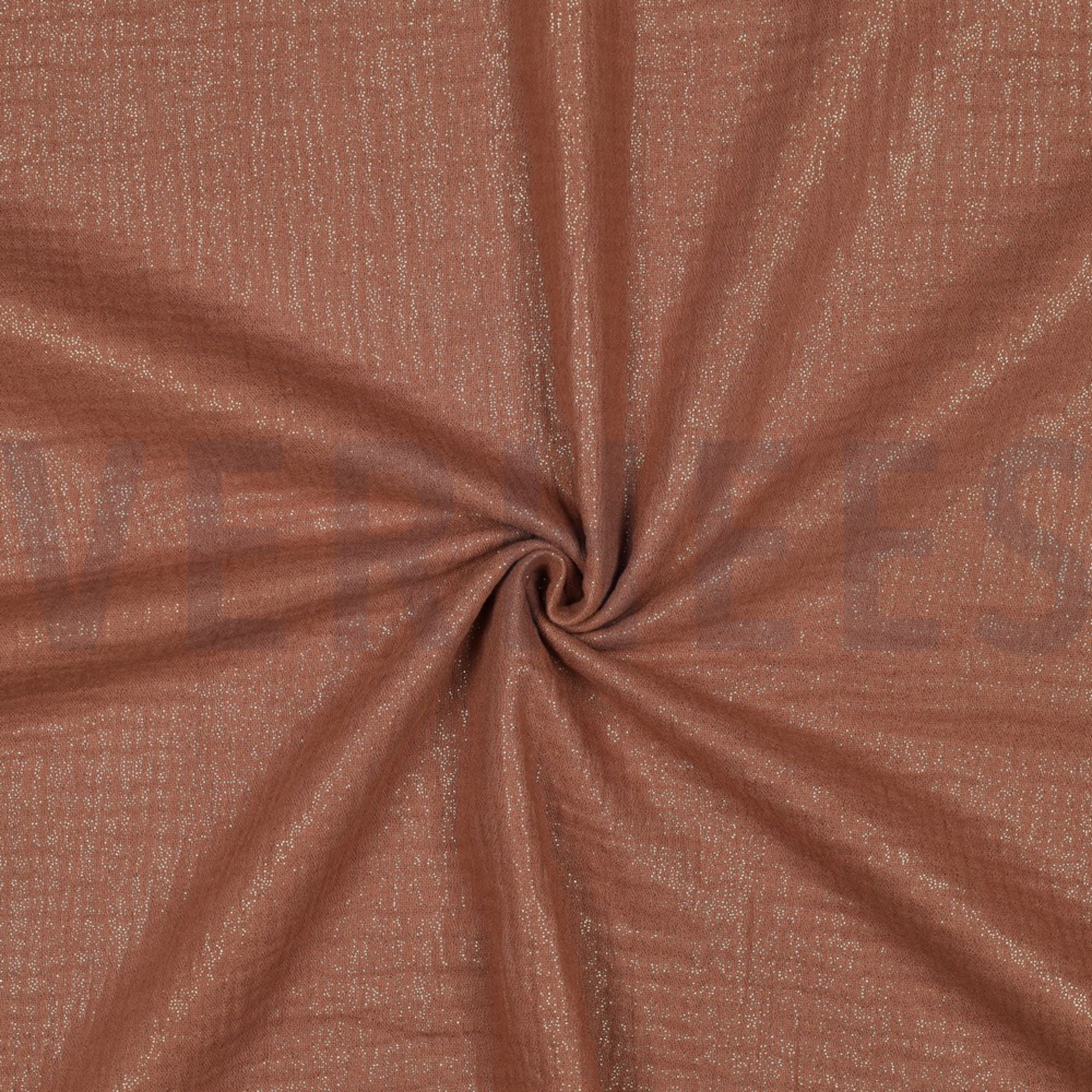 DOUBLE GAUZE FOLIE COGNAC (high resolution) #3