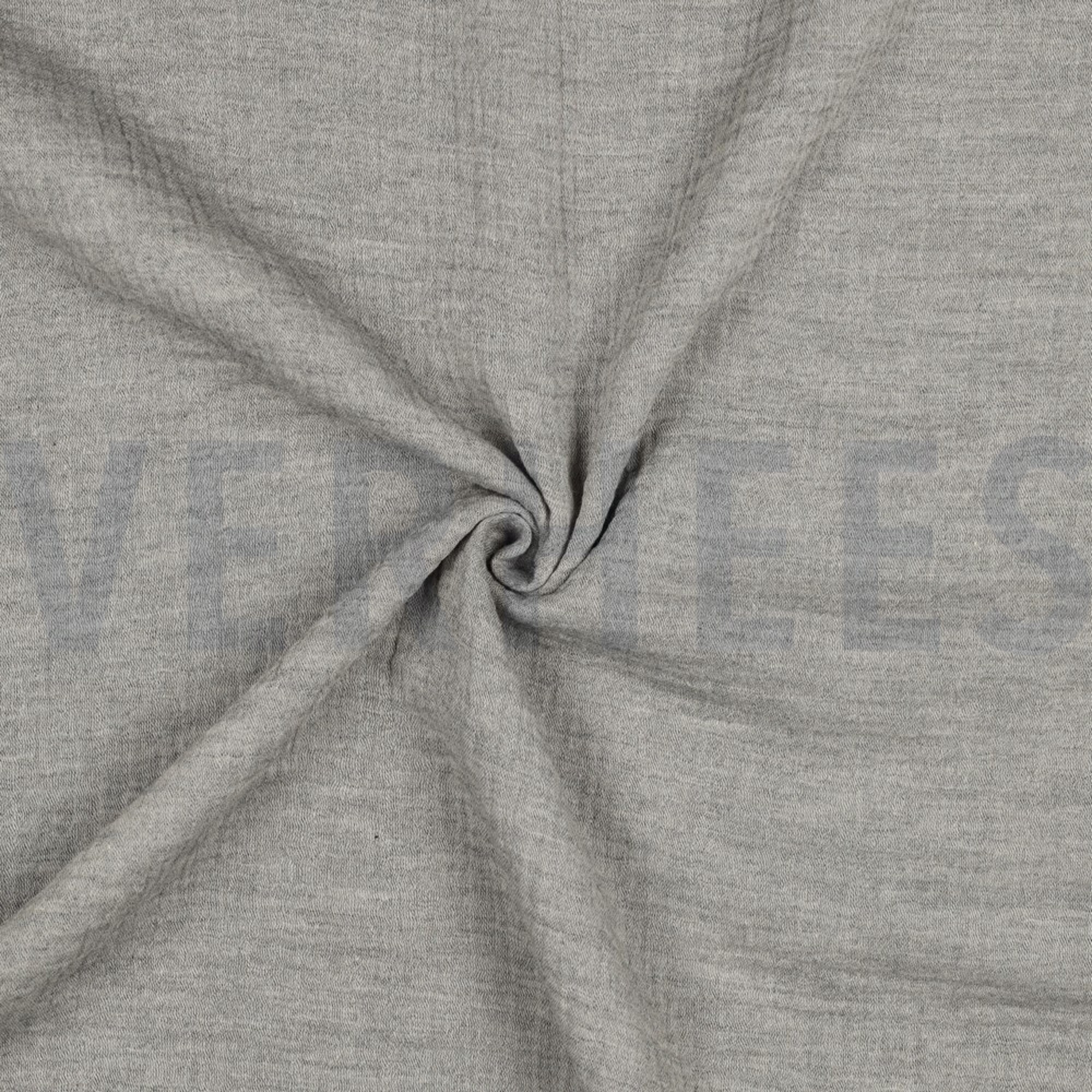 DOUBLE GAZE DE COTON MELANGE SABLE CHINÉ (high resolution) #3