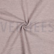 DOUBLE GAZE DE COTON MELANGE ROSE POUDRÉ CHINÉ (thumbnail) #3