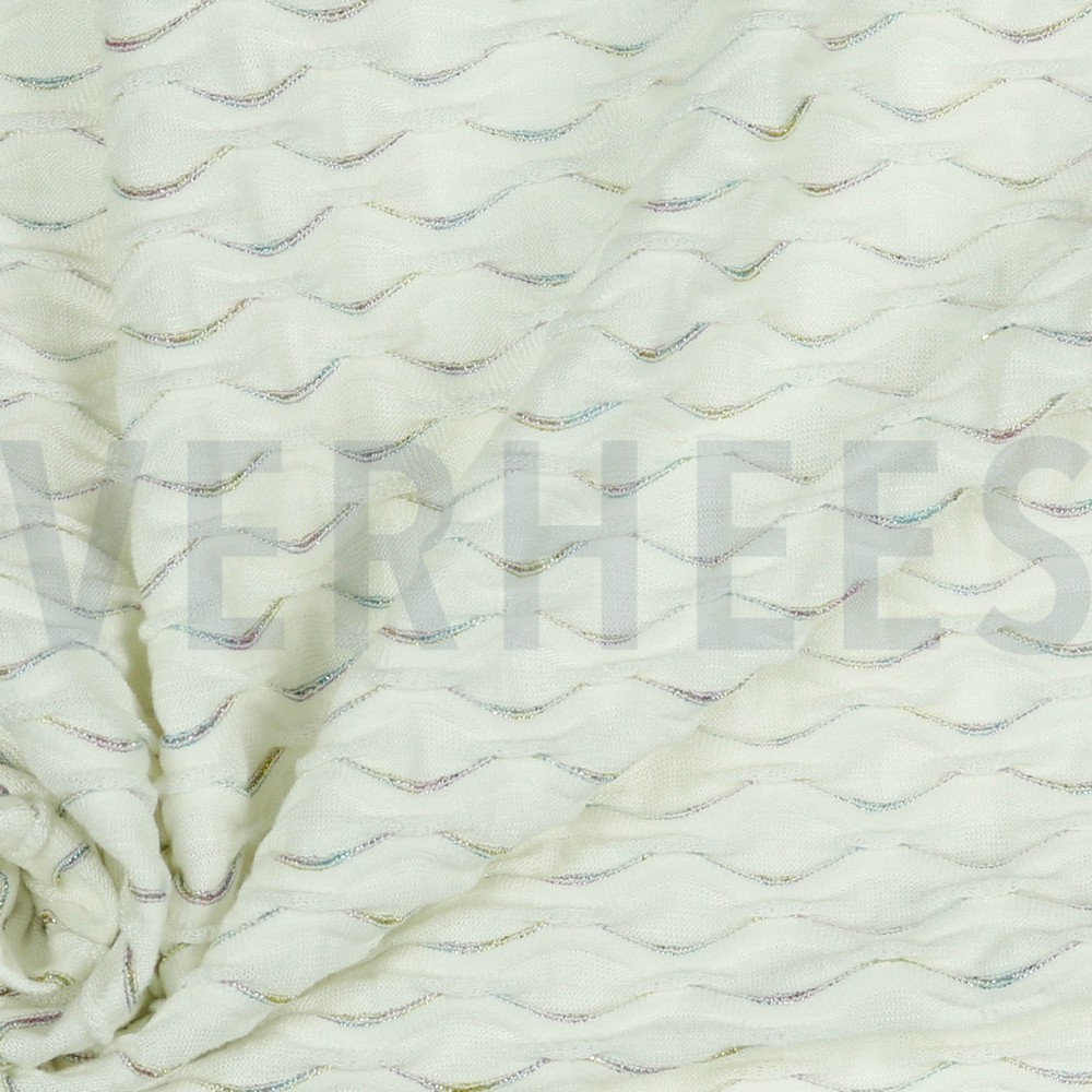 JACQUARD JERSEY LUREX OFF WHITE #7
