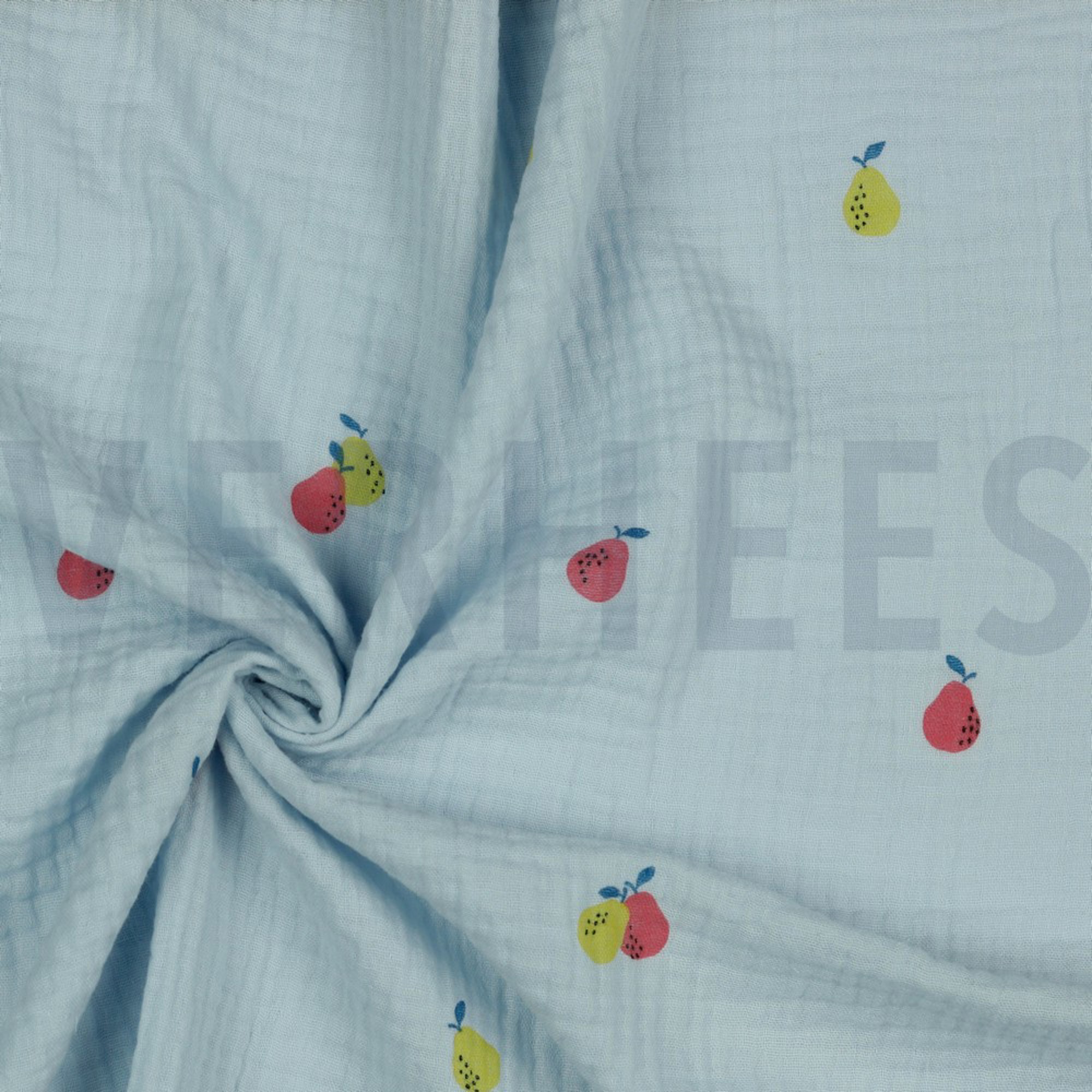 DOUBLE GAUZE PEARS LIGHT BLUE (high resolution) #3