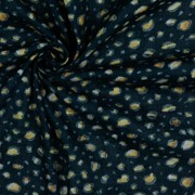 DOUBLE GAUZE DIGITAL ANIMAL SKIN BLACK (thumbnail) #3