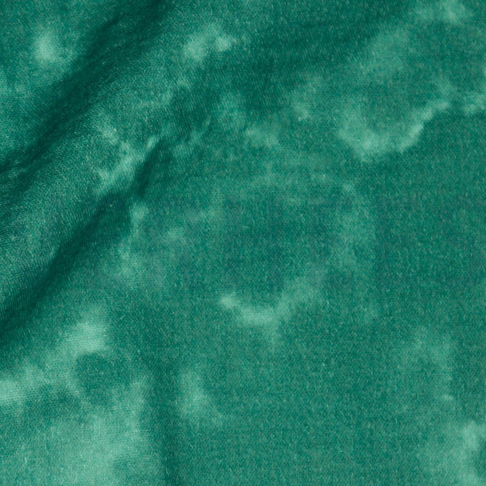 DOUBLE GAZE DE COTON TIE DYE CYAN FONCÉ #7