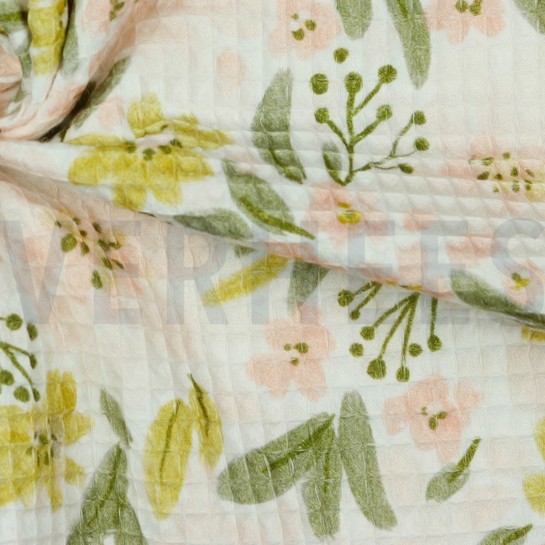 WAFEL DIGITAAL BLOEMEN WIT #7