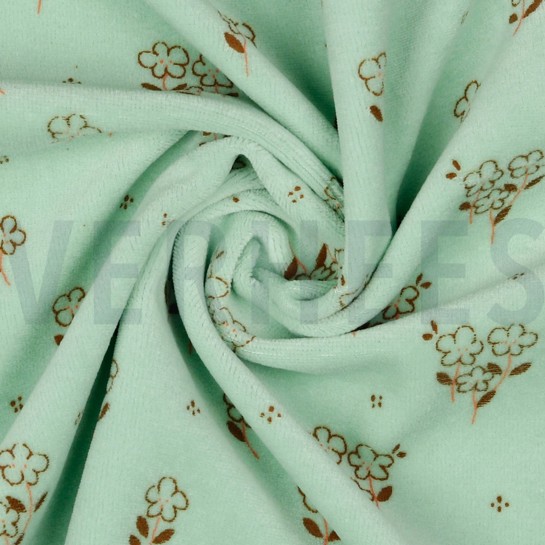 NICKY VELOURS BLUMEN MINZE #7