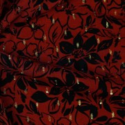 VISCOSE LUREX FLEURS TERRACOTTA (thumbnail) #3