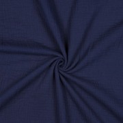 DOUBLE GAUZE MARINEBLAUW (thumbnail) #3