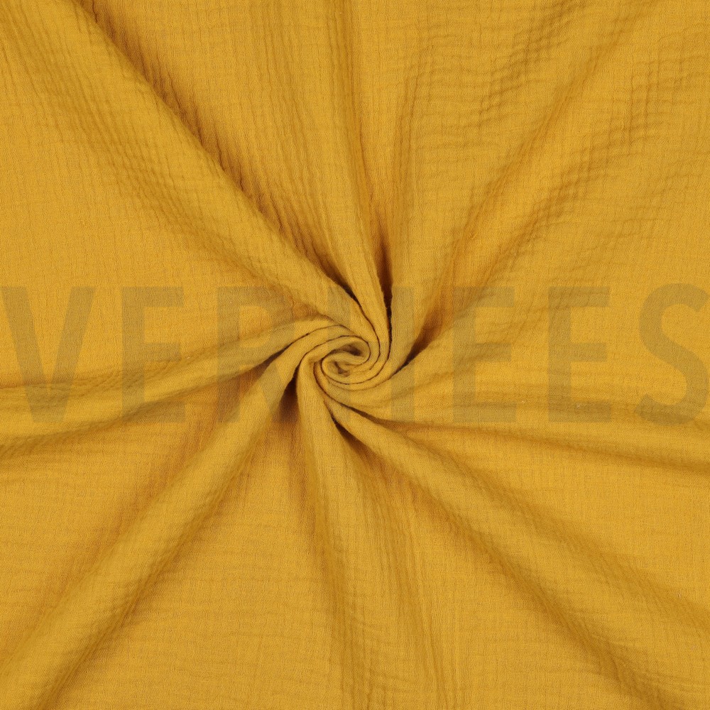 DOUBLE GAZE DE COTON OCRE #7