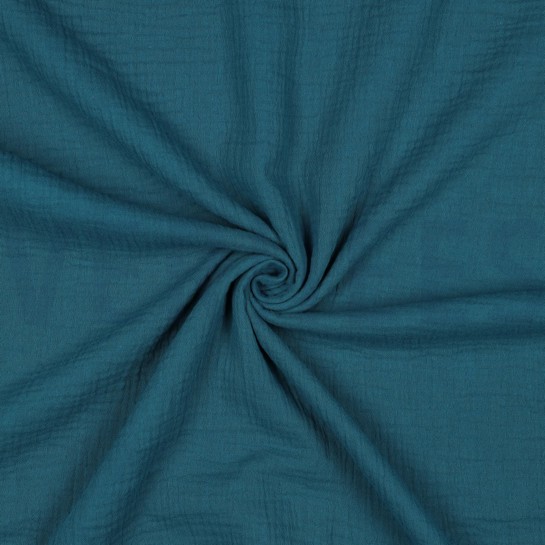 DOUBLE GAUZE PETROL #7