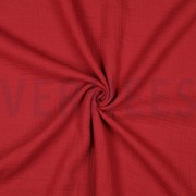 DOUBLE GAUZE BORDEAUXROOD (thumbnail) #3