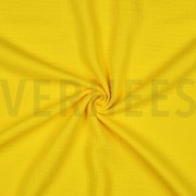 DOUBLE GAZE DE COTON JAUNE CITRON (thumbnail) #3