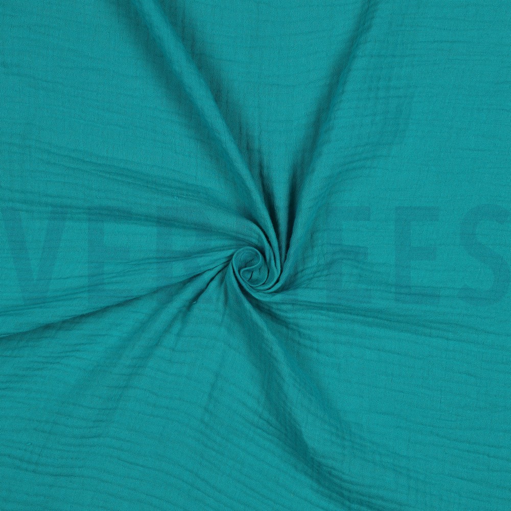 DOUBLE GAUZE SEA GREEN #7